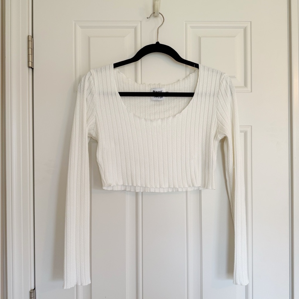 Princess Polly Long Sleeve Crop Top